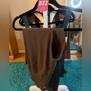 ZYIA Active Dark Aubergine Hi-waisted Matte Confluence Legging